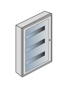 Cuadro de pared de chapa 36din.